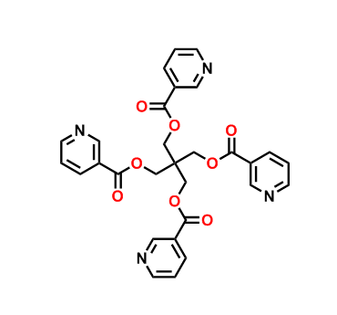 2,2-bis((nicotinoyloxy)methyl)propane-1,3-diyl dinicotinate 5868-05-3