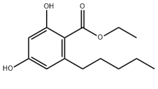 2,4-二羟基,6-戊烷基苯甲酸乙酯（大麻二酚中间体）