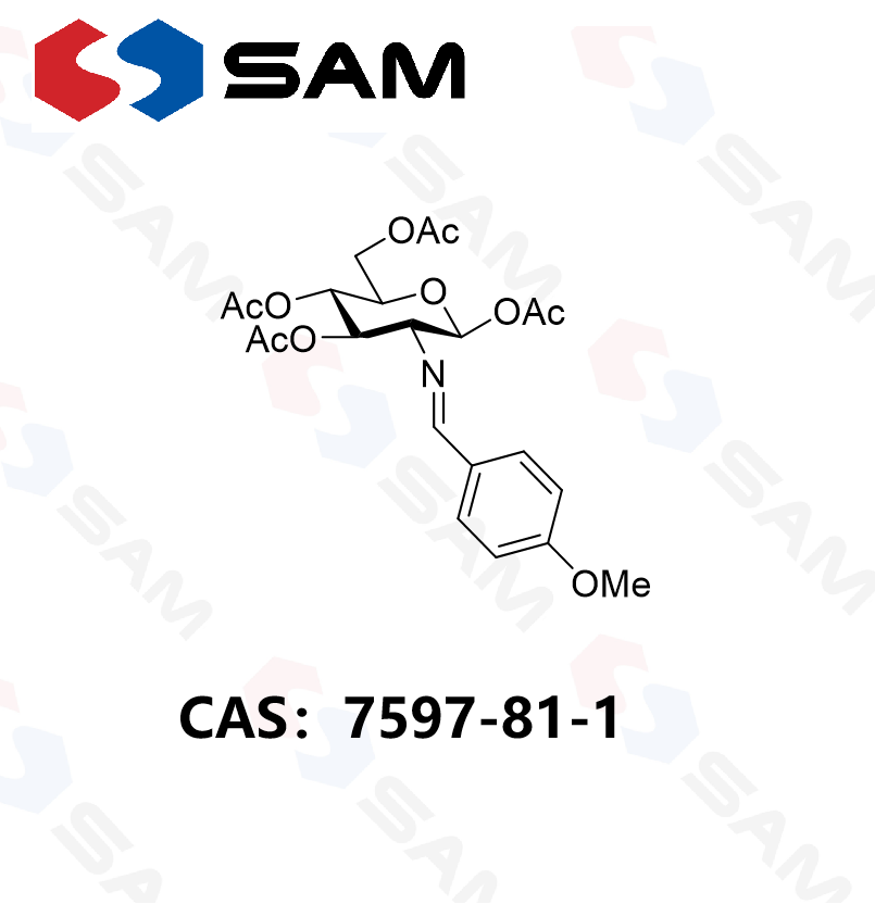 2-(4-甲氧基亚苄基)亚氨基-2-脱氧-1,3,4,6-四-O-乙酰基-β-D-吡喃葡萄糖
