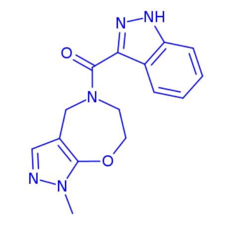 1H-indazol-3-yl-(1-methyl-6,7-dihydro-4H-pyrazolo[4,3-f][1,4]oxazepin-5-yl)methanone