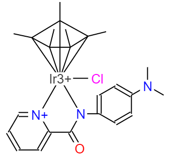 氯{N-[4-(二甲基氨基)苯基]-2-吡啶甲酰胺}(五甲基环戊二烯)合铱(III)；1364328-83-5