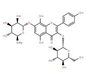 草质素-3-O-β-D-吡喃葡萄糖-7-O-α-L-鼠李糖苷