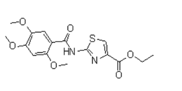 2-[(2,4,5-三甲氧基苯甲酰基)氨基]-4-噻唑羧酸乙酯