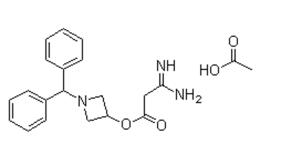 3-氨基-3-亚氨基丙酸 1-(二苯甲基)-3-氮杂环丁酯乙酸盐