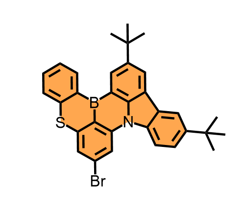 7-bromo-11,14-di-tert-butyl-5-thia-8b-aza-15b-borabenzo[a]naphtho[1,2,3-hi]aceanthrylene