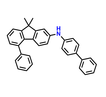 N-[1,1′-联苯]-4-基-9,9-二甲基-5-苯基-9H-芴-2-胺   2770666-47-0