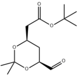 (4R-cis)-6-甲醛基-2,2二甲基-1,3-二氧六环-4-乙酸叔丁酯；124752-23-4