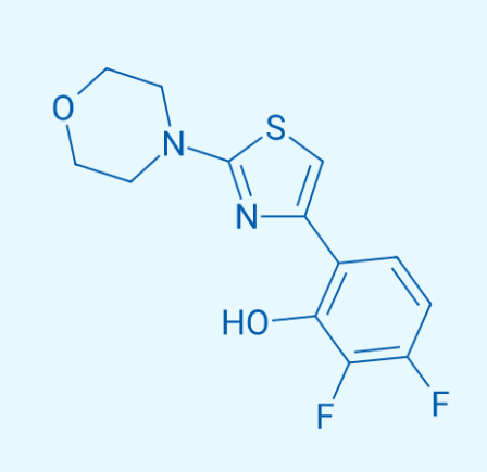 2,3-二氟-6-(2-吗啉噻唑-4-基)苯酚  1621375-40-3
