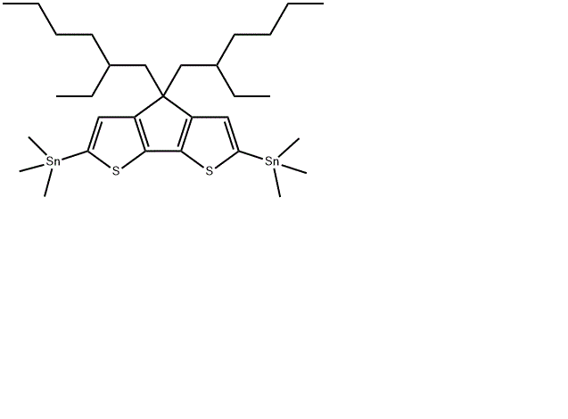 2,6-二(三甲基锡)-4,4-二(2-乙基己基)-二噻吩并环戊二烯低价处理