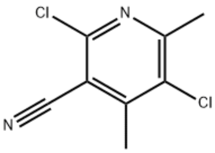 2,5-二氯-4,6-二甲基烟腈；91591-63-8