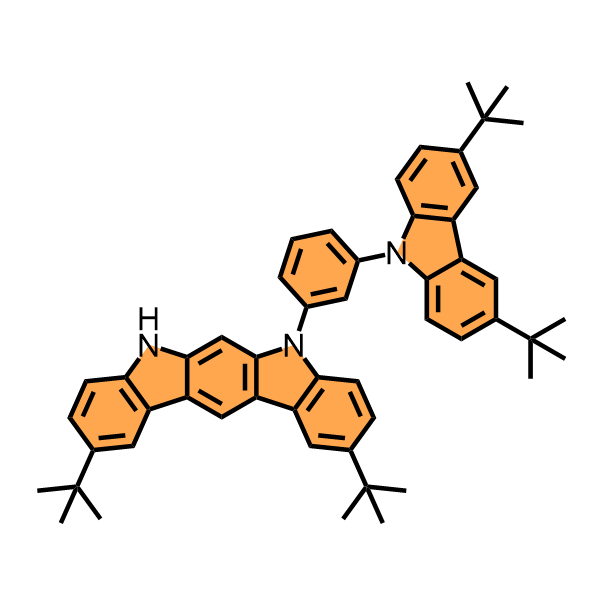 2,10-di-tert-butyl-5-(3-(3,6-di-tert-butyl-9H-carbazol-9-yl)phenyl)-5,7-dihydroindolo[2,3-b]carbazole