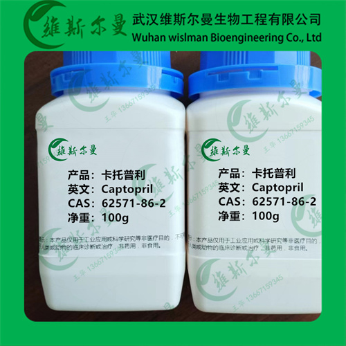 巯甲丙脯酸/甲巯丙脯氨酸/卡托普利-62571-86-2-科研试剂-外贸出口-找维斯尔曼王华