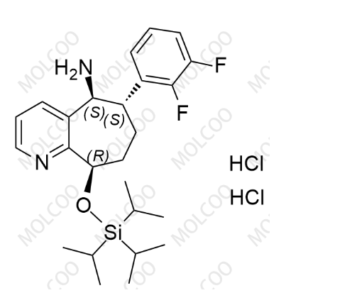 瑞美吉泮杂质85(双盐酸盐)；C25H36F2N2OSi.2HCl 