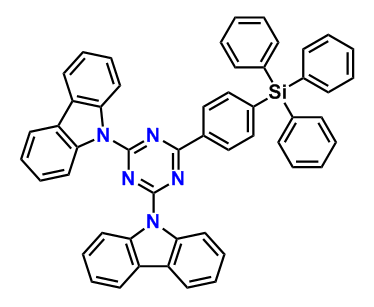 9,9'-(6-(4-(triphenylsilyl)phenyl)-1,3,5-triazine-2,4-diyl)bis(9H-carbazole) 2665765-04-6