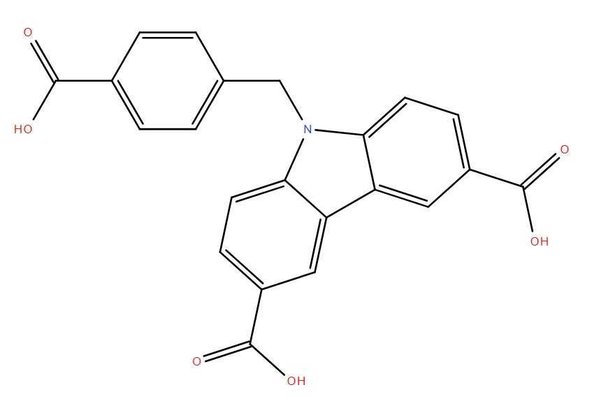 9-(4-carboxybenzyl)-9H-carbazole-3,6-dicarboxylic acid