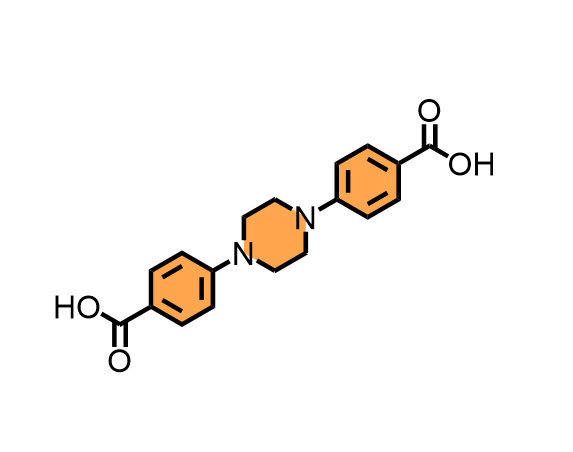 4,4'-(piperazine-1,4-diyl)dibenzoic acid 2922284-56-6