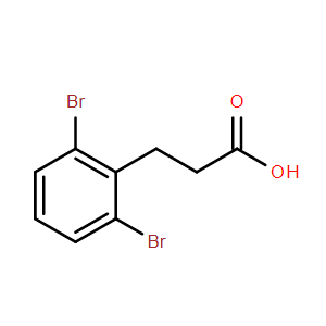 3-(2,6-二溴苯基)丙酸