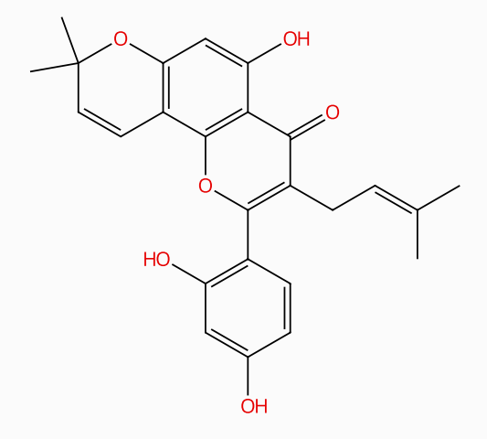 桑辛素，62596-29-6，Morusin，天然产物，中药对照品。