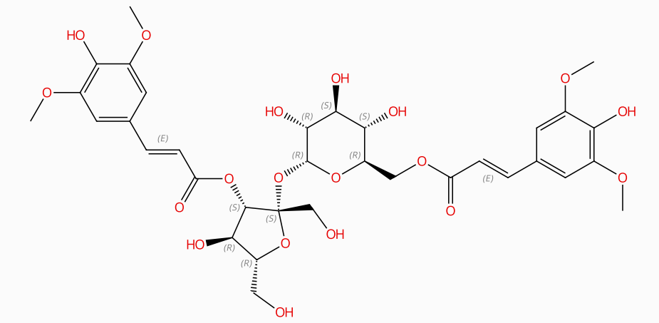 3,6′-二芥子酰基蔗糖，139891-98-8，天然产物，中药对照品。
