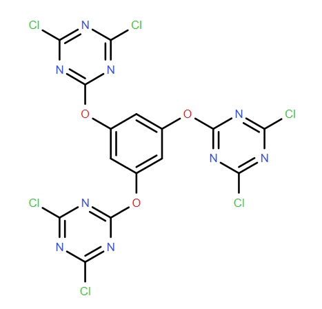 1,3,5-tris((4,6-dichloro-1,3,5-triazin-2-yl)oxy)benzene