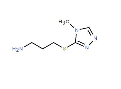 1-Propanamine, 3-[(4-methyl-4H-1,2,4-triazol-3-yl)thio]-