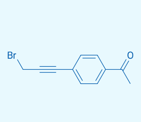 1-(4-(3-溴丙-1-炔-1-基)苯基)乙酮  731785-24-3