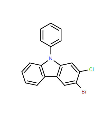 3-溴-2-氯-9-苯基-9H-咔唑  2576550-04-2