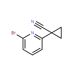 1-(6-溴-2-吡啶基)环丙烷甲腈