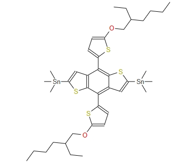 (4,8-bis(5-((2-ethylhexyl)oxy)thiophen-2-yl)benzo[1,2-b:4,5-b']dithiophene-2,6-diyl)bis(trimethylstannane)