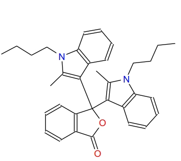 3,3-双(1-丁基-2-甲基-1H-吲哚-3-基)-1(3H)-异苯并呋喃酮