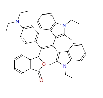 1(3H)-Isobenzofuranone, 3-[1-[4-(diethylamino)phenyl]-2,2-bis(1-ethyl-2-methyl-1H-indol-3-yl)ethenyl]-