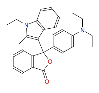 3-[4-(二乙基氨基)苯基]-3-(1-乙基-2-甲基-1H-吲哚-3-基)-1(3H)-异苯并呋喃酮