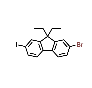 2-bromo-9,9-diethyl-7-iodo-9H-fluorene  287493-16-7