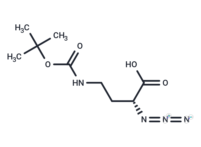 化合物 N3-D-Dab(Boc)-OH|T89725|TargetMol