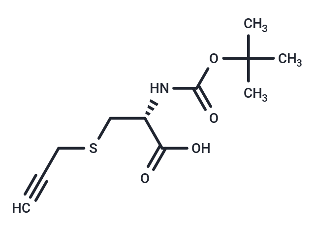 化合物 Boc-L-Cys(Propargyl)-OH|T89670|TargetMol