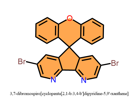 3,7-dibromospiro[cyclopenta[2,1-b:3,4-b']dipyridine-5,9'-xanthene]