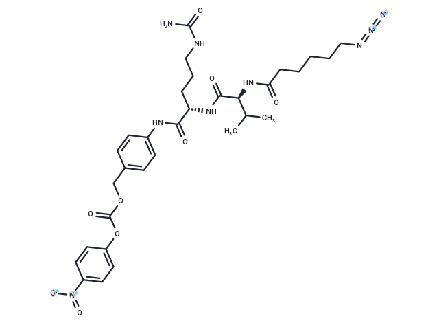 化合物 6-Azidohexanoyl-Val-Cit-PAB|T89798|TargetMol