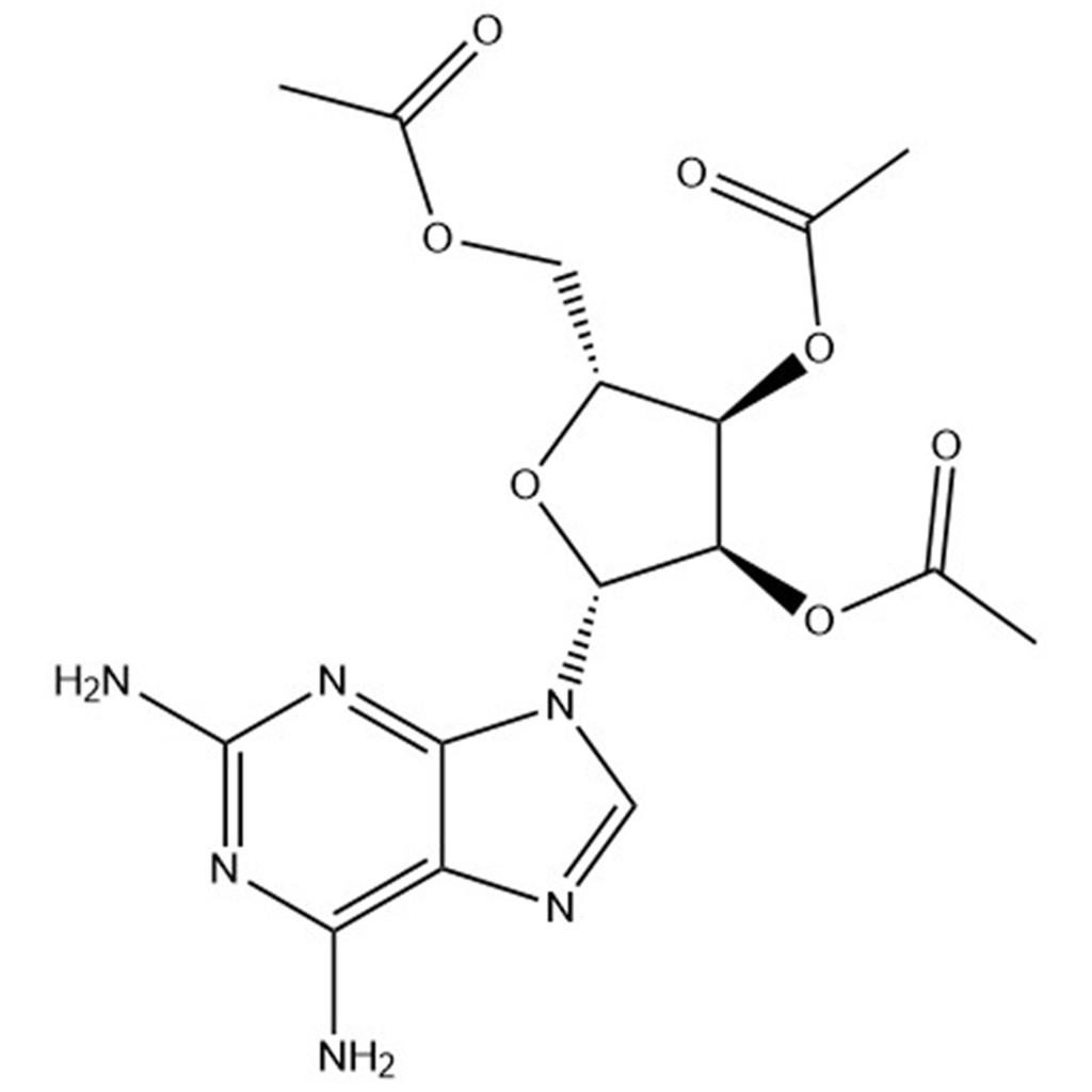 Adenosine, 2-amino-, 2',3',5'-triacetate;52921-40-1