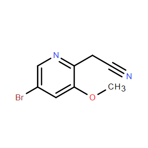 2-(5-溴-3-甲氧基吡啶-2-基)乙腈