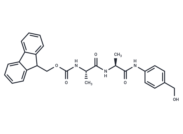 化合物 Fmoc-Ala-Ala-PAB|T87729|TargetMol