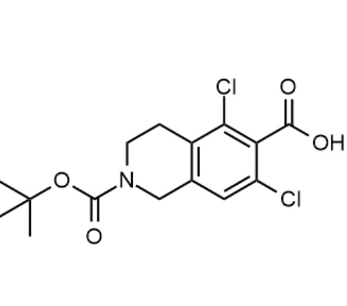2-(叔丁氧基羰基)-5,7-二氯-1,2,3,4-四氢异喹啉-6-羧酸