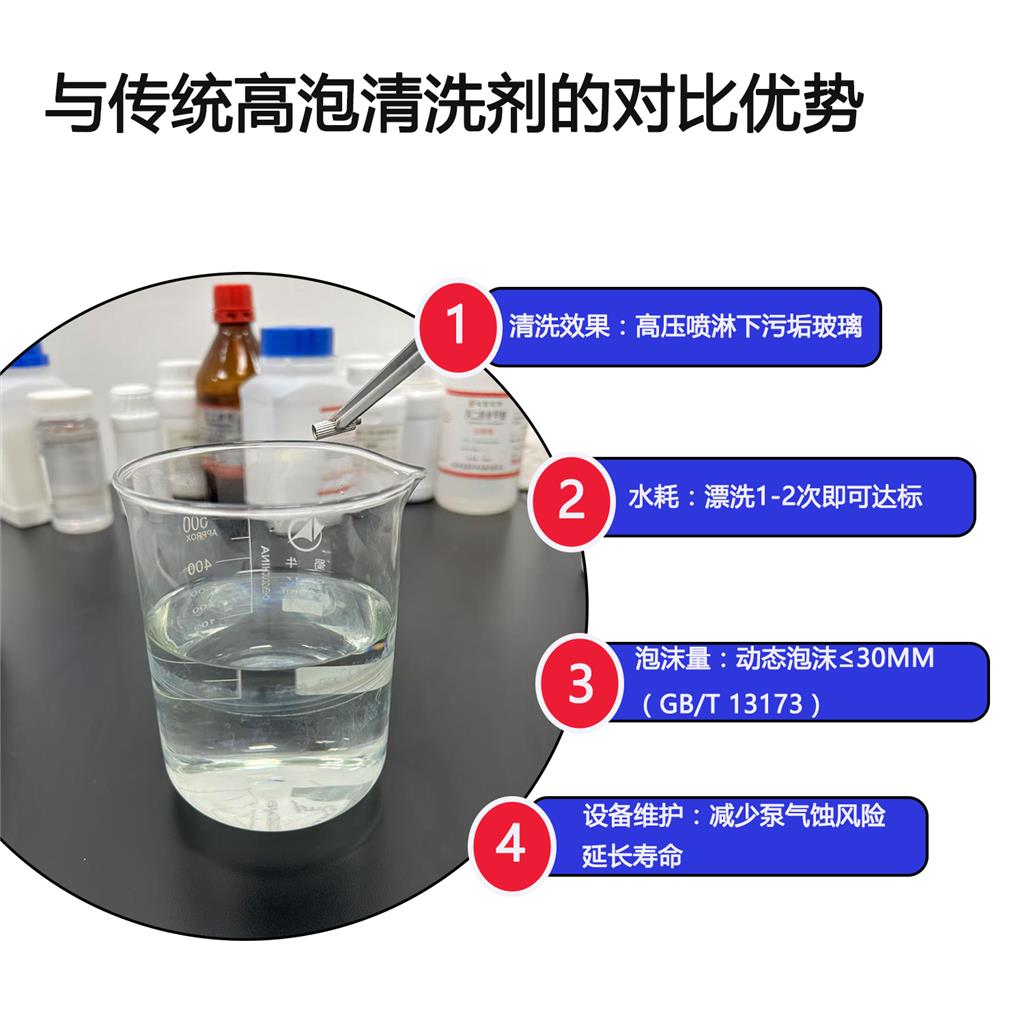 发科达低泡喷淋表面活性剂 喷淋除油 高压清洗 不影响磷化涂装镀层