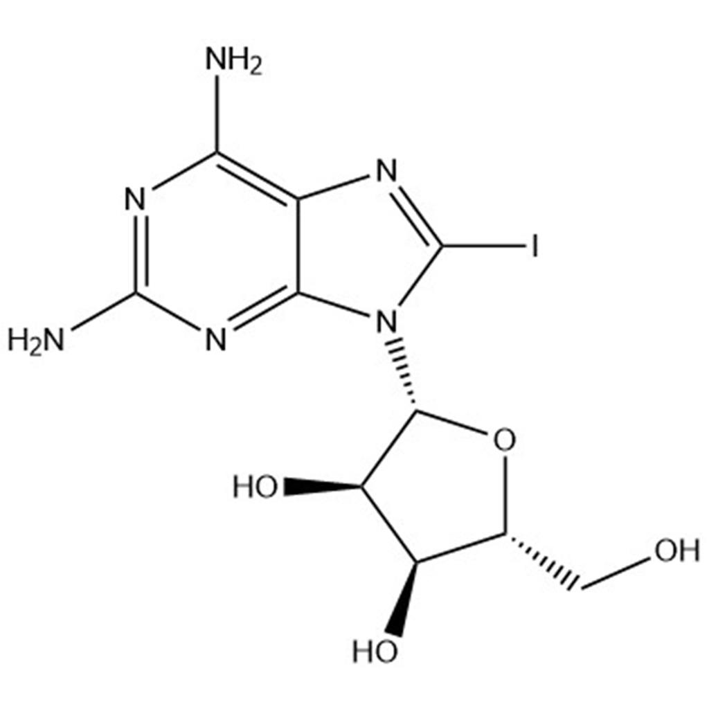 2-Amino-8-Iodoadenosine