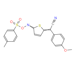 (5-对甲苯磺酰氧亚胺-5H-噻吩-2-亚基)-(4-甲氧基苯基)乙腈；2270831-00-8