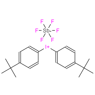 双(4-叔丁基苯基)碘六氟锑酸盐；61358-23-4