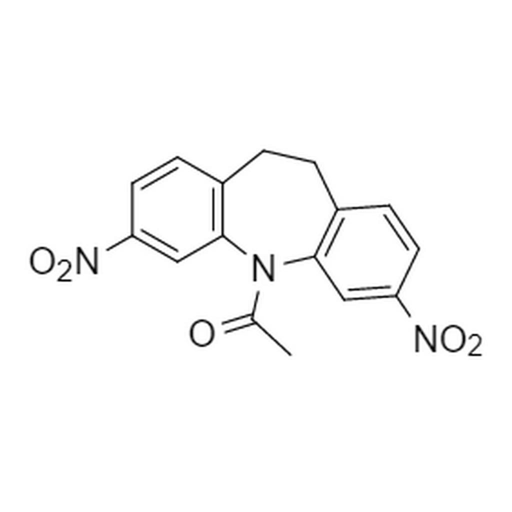 1-(3,7-二硝基-10,11-二氢-5H-二苯并[b,f]氮杂卓-5-基)乙酮