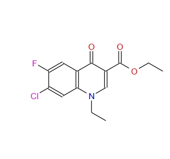 7-氯-1-乙基-6-氟-1,4-二氢-4-氧代喹啉-3-羧酸乙酯