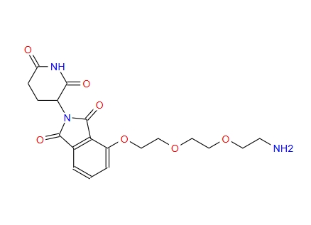 4-[2-[2-(2-aminoethoxy)ethoxy]ethoxy]-2-(2,6-dioxopiperidin-3-yl)isoindole-1,3-dione