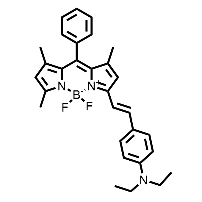 脂滴靶向极性检测近红外荧光探针LJ-LD