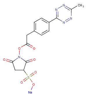 化合物 Methyltetrazine-Sulfo-NHS ester sodium|T18360|TargetMol